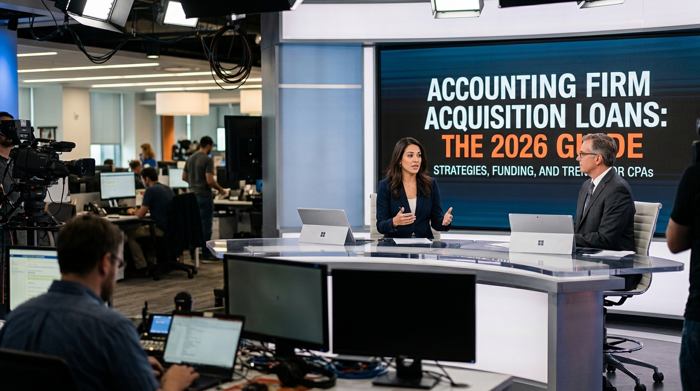 Illustration: Accounting Firm Acquisition Loans: The 2026 Guide
